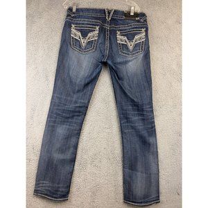 Vigoss Women’s Jeans Pant The Chelsea Boot Cut Blue Jeans SZ 30 Length 33